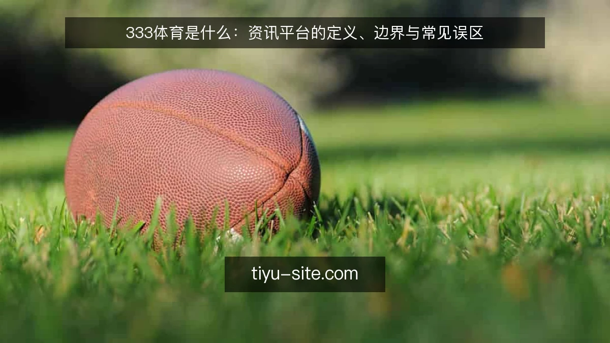 333体育是什么：资讯平台的定义、边界与常见误区